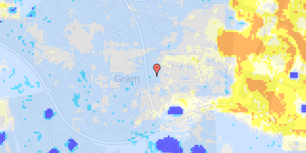 Ekstrem regn på Brunesvej 8