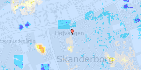 Ekstrem regn på Christen Kolds Vej 6, 2. mf