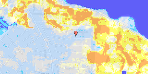 Ekstrem regn på Damgårdsvej 91