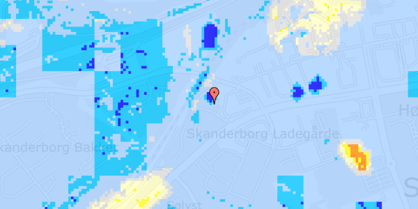 Ekstrem regn på Edelsborgvej 6
