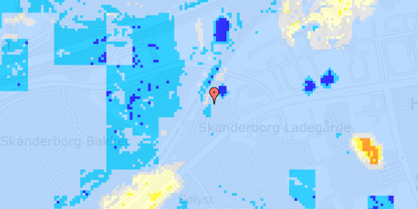 Ekstrem regn på Edelsborgvej 15