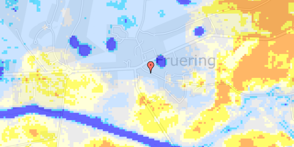 Ekstrem regn på Fruering Kirkevej 6