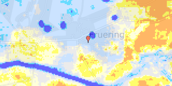 Ekstrem regn på Fruering Kirkevej 10