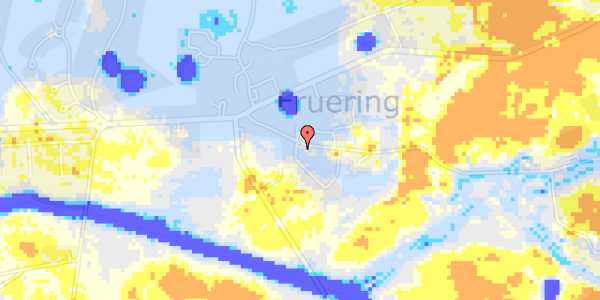 Ekstrem regn på Fruering Kirkevej 26