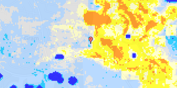 Ekstrem regn på Gl Virringvej 23E