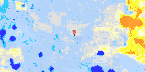 Ekstrem regn på Gunvaldsvej 15