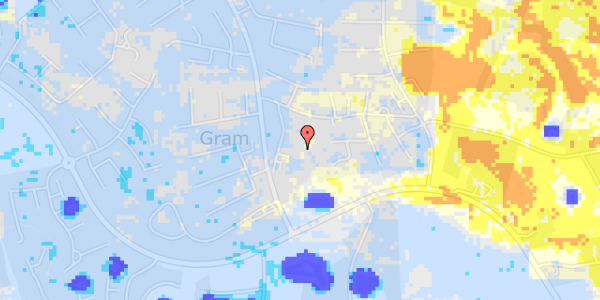 Ekstrem regn på Gyldenmuld 6