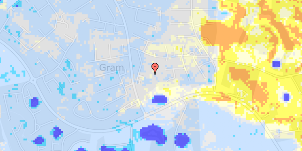 Ekstrem regn på Gyldenmuld 7