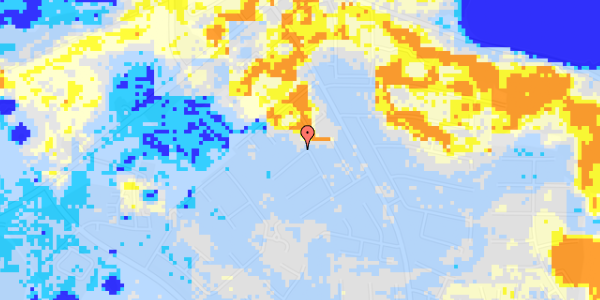 Ekstrem regn på Haraldsvej 36