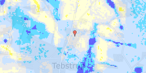 Ekstrem regn på Horsensvej 71A