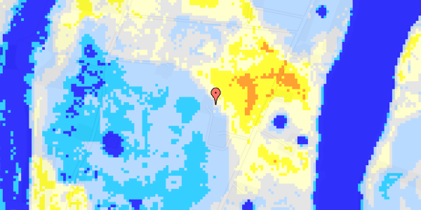 Ekstrem regn på Horsensvej 160