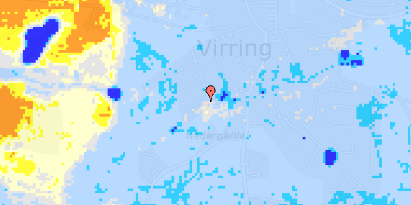 Ekstrem regn på Hvedevænget 1