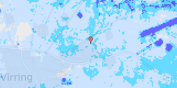 Ekstrem regn på Kejlstrupparken 37