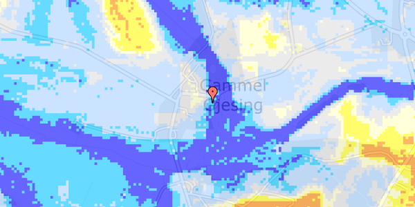 Ekstrem regn på Klinten 10