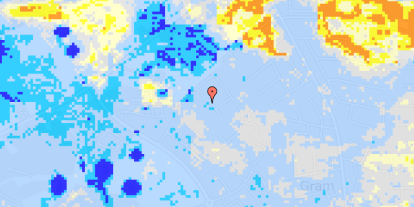 Ekstrem regn på Krakesvej 68