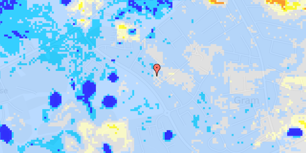 Ekstrem regn på Krakesvej 71