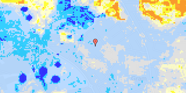 Ekstrem regn på Krakesvej 72