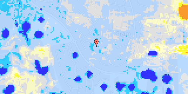 Ekstrem regn på Lodbrogsvej 61