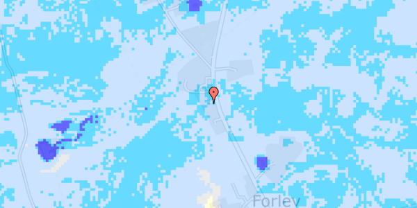 Ekstrem regn på Låsbyvej 63