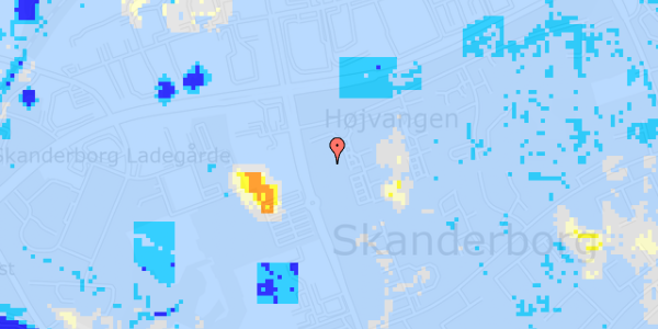 Ekstrem regn på N F S Grundtvigs Vej 10, st. 2