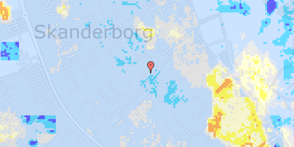 Ekstrem regn på Nis Petersens Vej 5