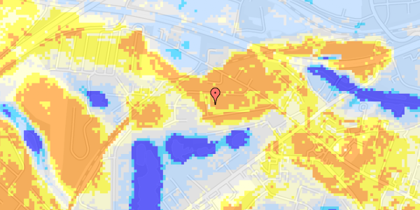 Ekstrem regn på Ottestoften 13A