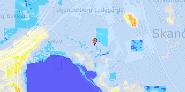 Ekstrem regn på Sarabjerg 7