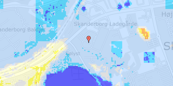 Ekstrem regn på Solgårdsvej 17