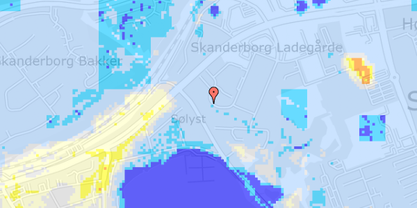 Ekstrem regn på Solgårdsvej 28