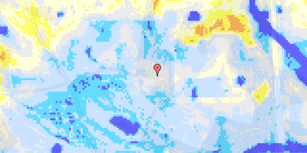 Ekstrem regn på Tåningvej 35A