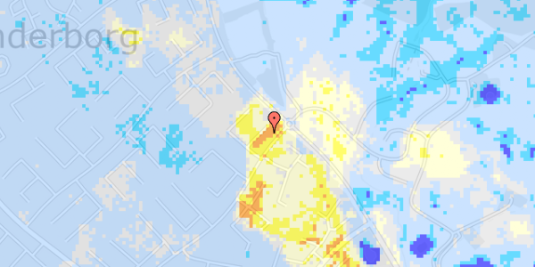 Ekstrem regn på Vagtelvej 6A