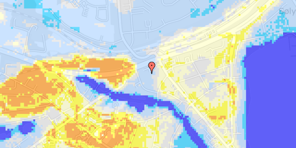 Ekstrem regn på Warmdahlsparken 12, 1. 