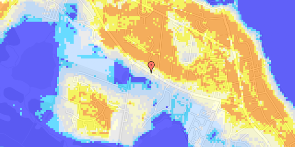 Ekstrem regn på Vestergade 55, 1. th