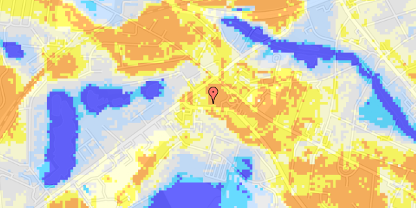 Ekstrem regn på Vestergade 110