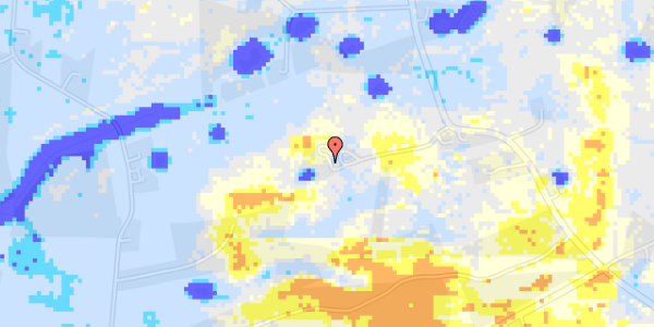 Ekstrem regn på Virringvej 52