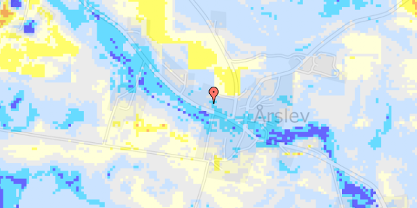 Ekstrem regn på Clausholmvej 203