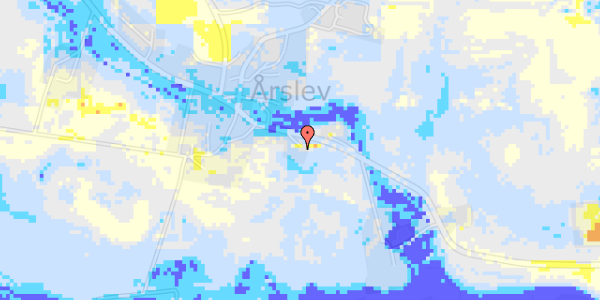 Ekstrem regn på Clausholmvej 218