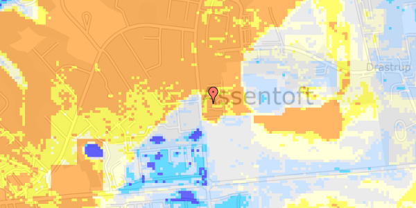 Ekstrem regn på Egevej 35