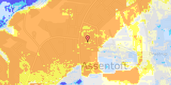 Ekstrem regn på Elmevej 14