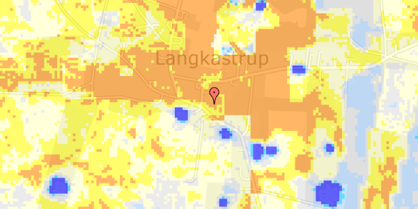 Ekstrem regn på Hannebjergvej 2