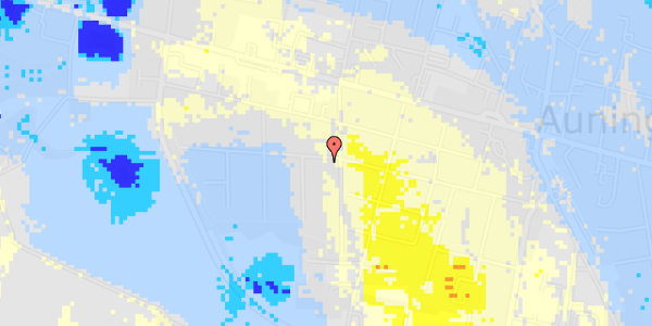 Ekstrem regn på Linde Alle 17