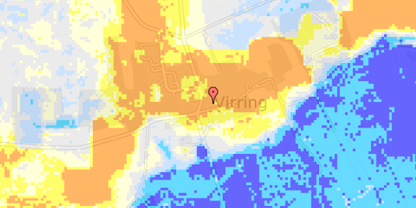 Ekstrem regn på Virringvej 17