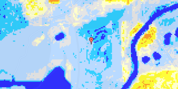 Ekstrem regn på Horsbjergvej 8