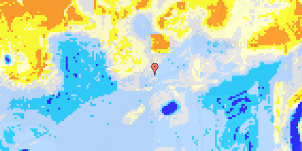 Ekstrem regn på Horsbjergvej 11