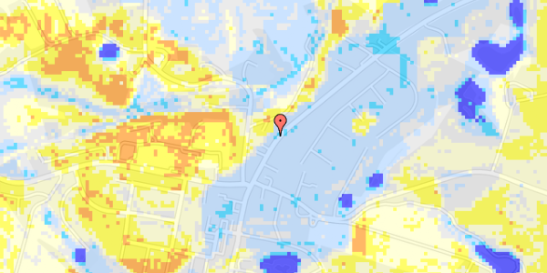 Ekstrem regn på Silkeborgvej 32