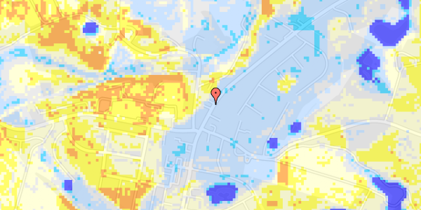 Ekstrem regn på Silkeborgvej 38, 1. th