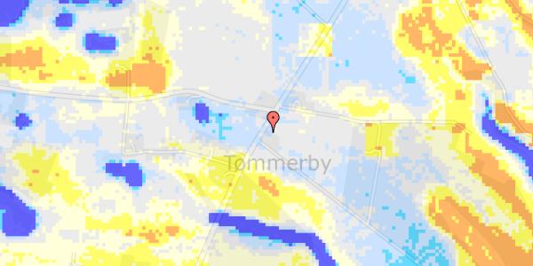 Ekstrem regn på Tømmerbyvej 25, . tv