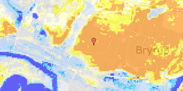 Ekstrem regn på Udsigten 8