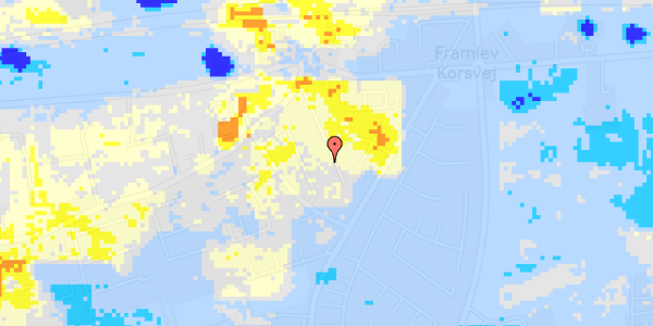 Ekstrem regn på Acervej 18