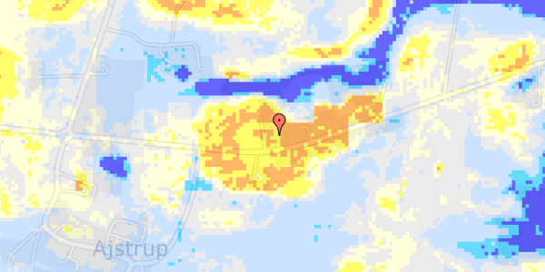 Ekstrem regn på Ajstrup Strandvej 21